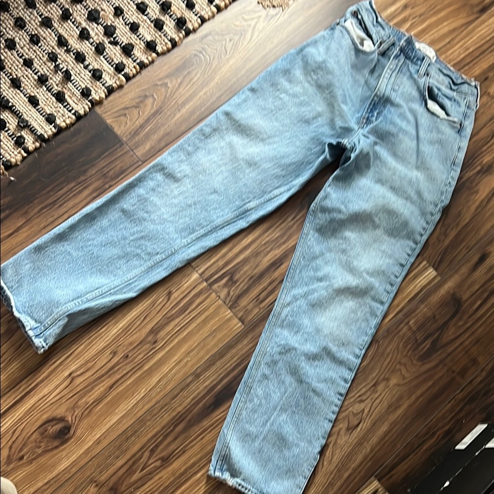 Abercrombie & Fitch Light Blue Straight Leg Jeans